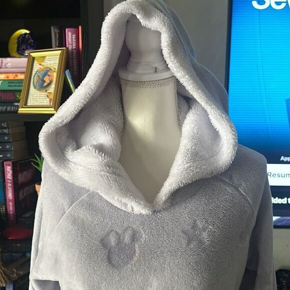 Disney Size small Purple and white hooded sleep dress lounge dress - Picture 2 of 6